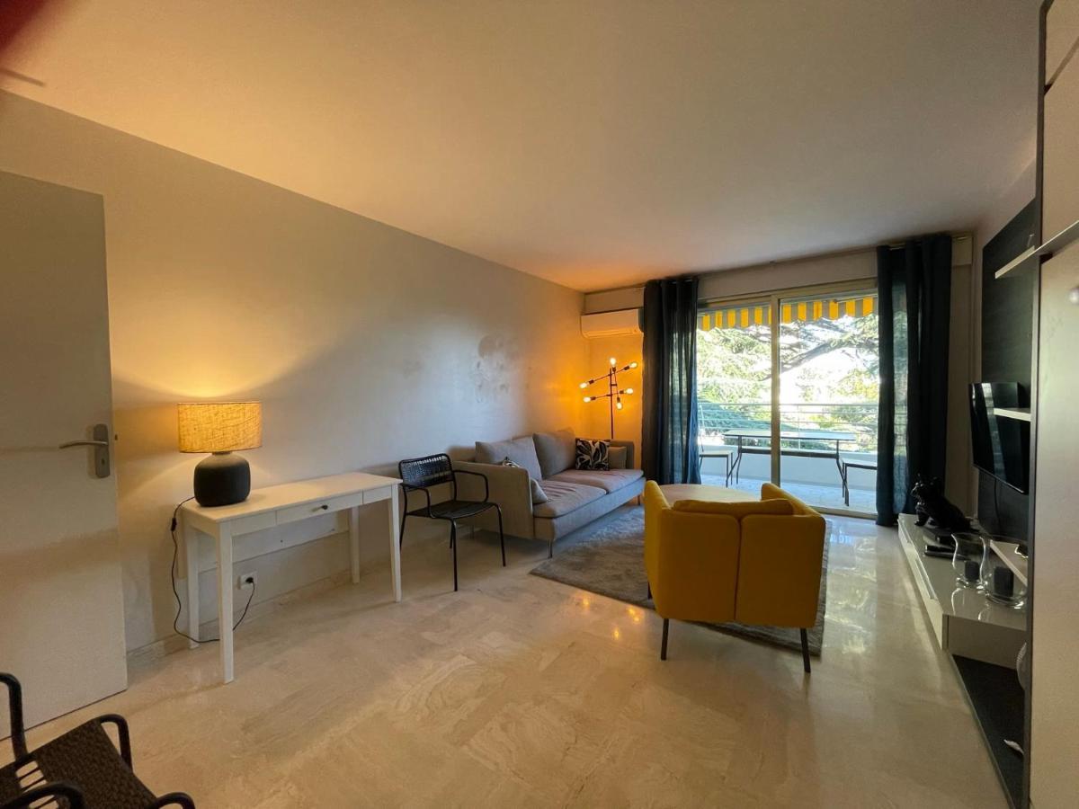 C012-Appartement Confortable Avec Piscine, Tennis Et Grand Parc Cannes Exterior photo